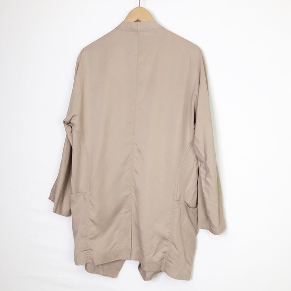 John Mark tan Open closure waterfall jacket - Picture 6 of 7